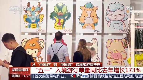 股票配资选股 来中国“买买买” “五一”入境游订单量同比增长173%